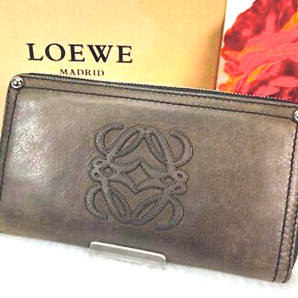 LOEWE Anagram long wallet- rare